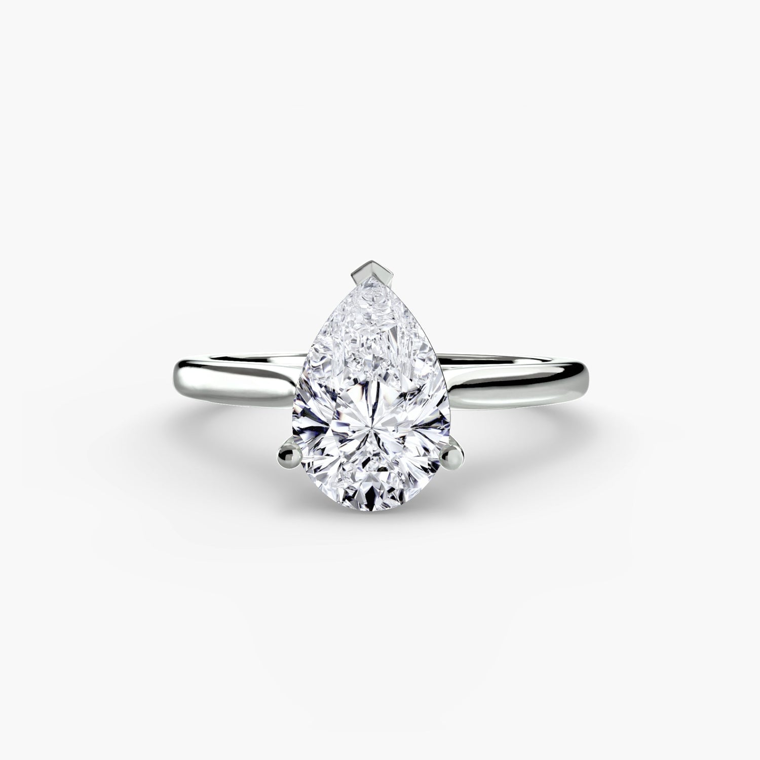 Diamond Setting in Gold – top view