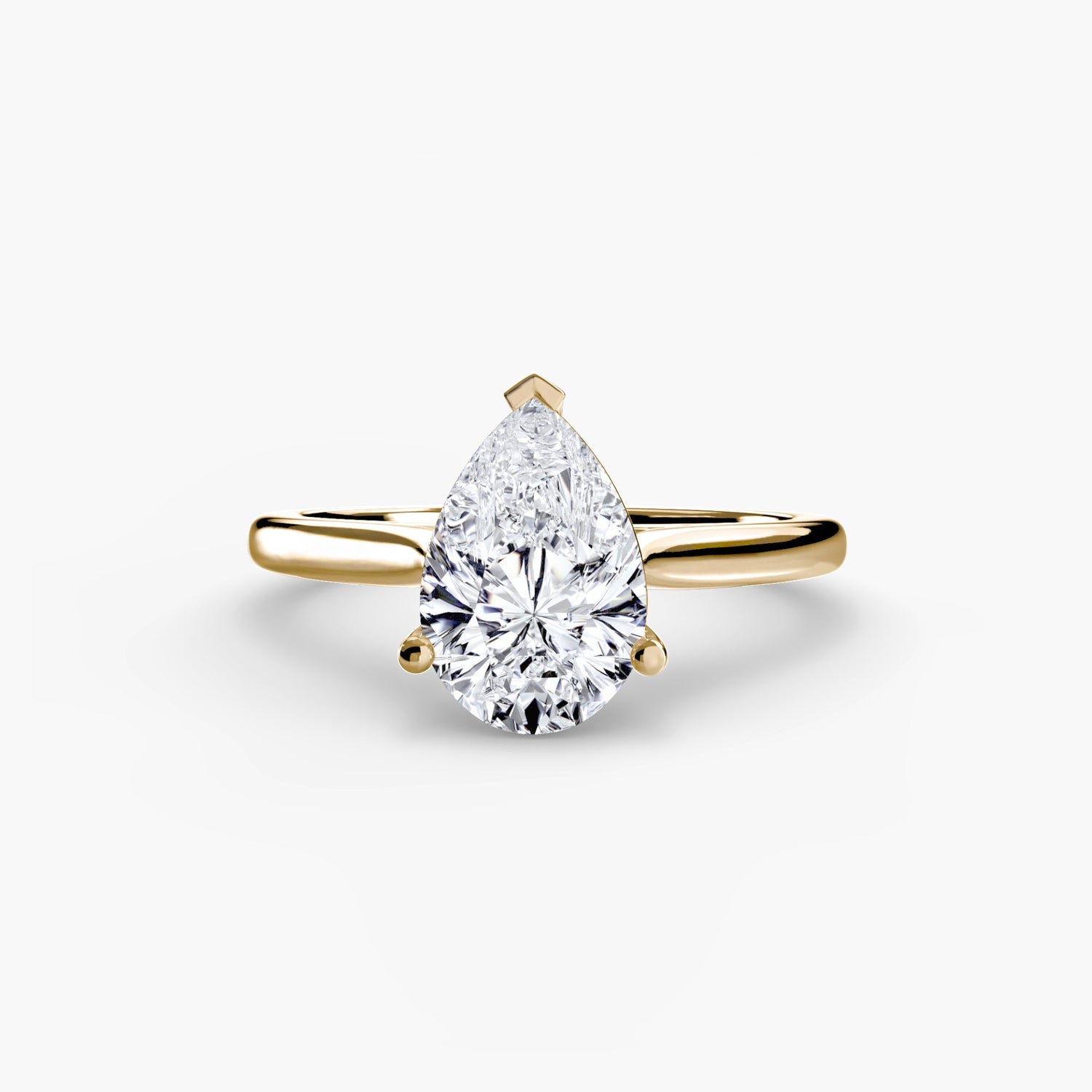 Handcrafted Diamond Setting ct – top view