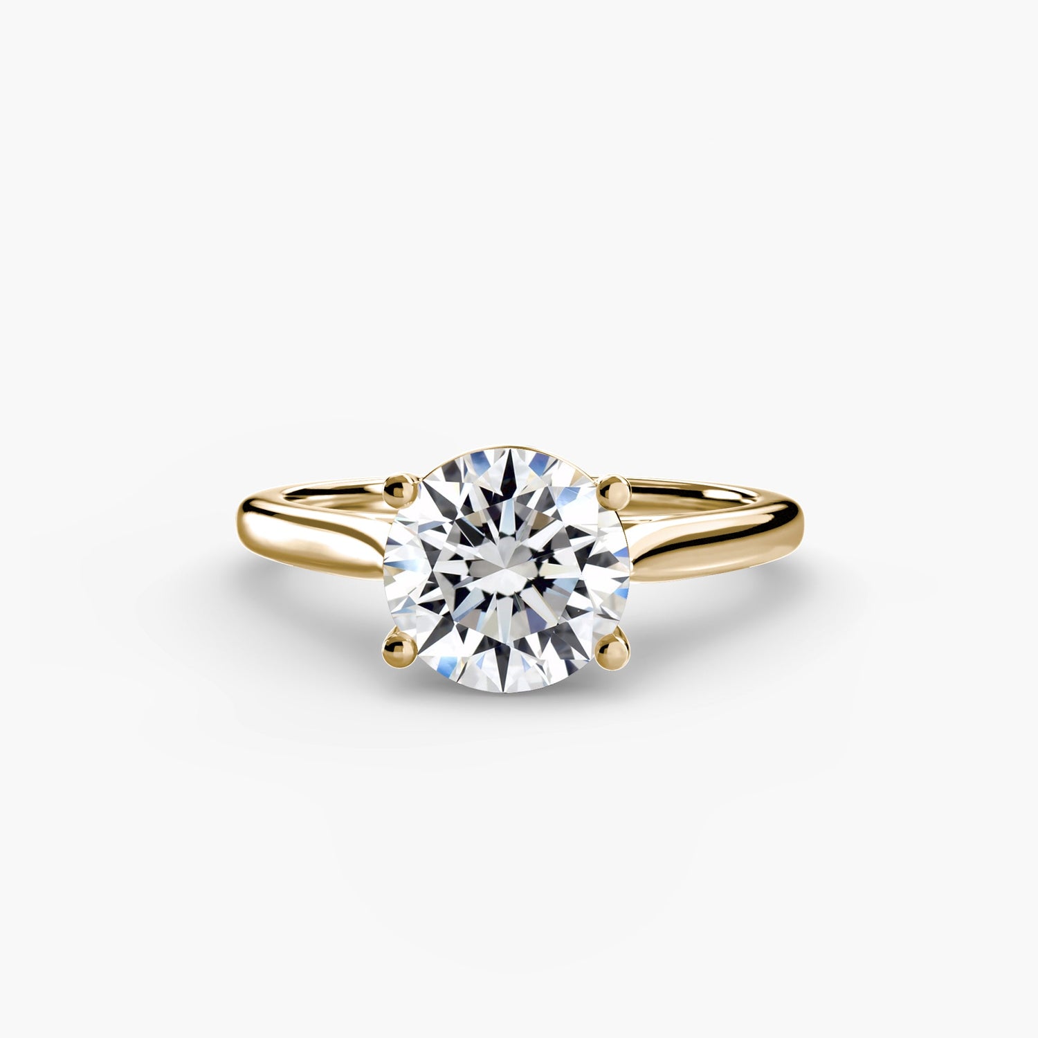Real Diamond Setting – front view