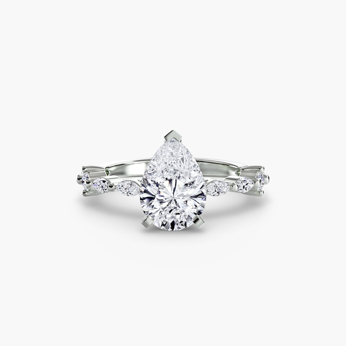 Authentic Precious Stone Setting – top view