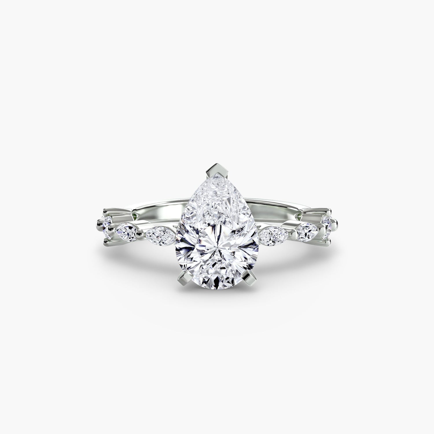 Authentic Precious Stone Setting – top view