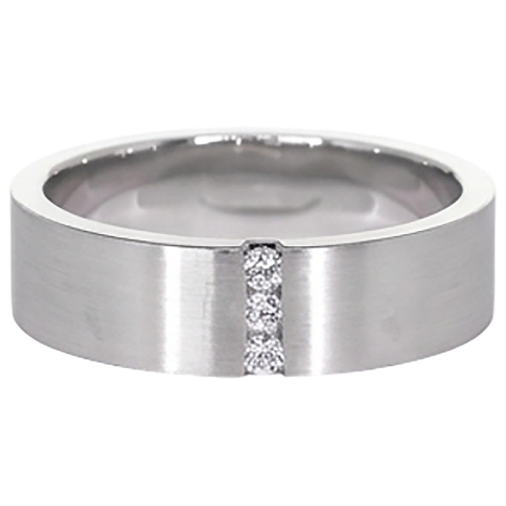 Natural Diamond Eternity Band 0.15ct - White Gold 14K