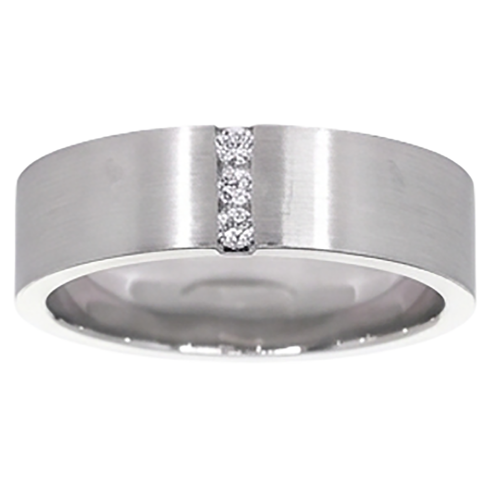 Natural Diamond Eternity Band 0.15ct - White Gold 14K