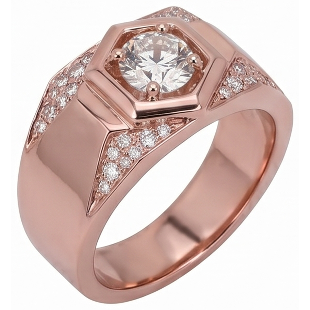 Natural Diamond Eternity Band 1.75ct - Rose Gold 14K