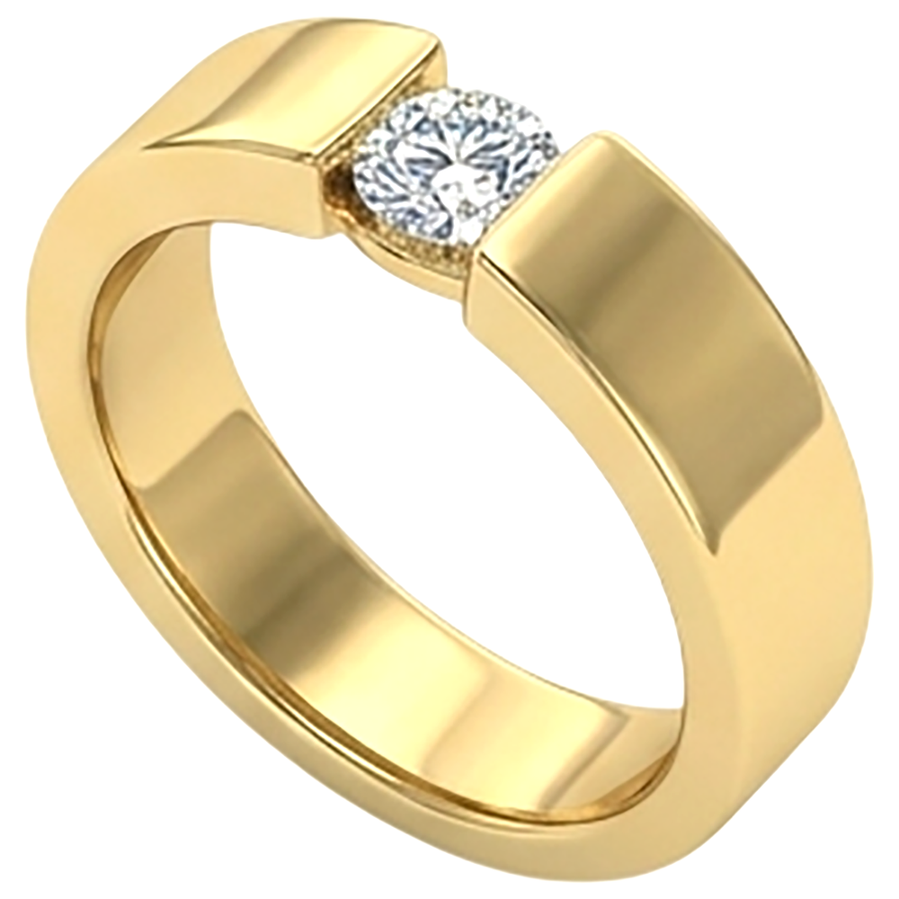 Natural Diamond Eternity Band 1ct - Yellow Gold 14K