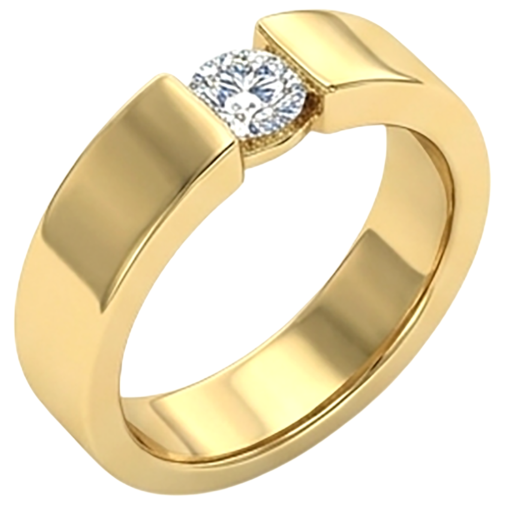 Natural Diamond Eternity Band 1ct - Yellow Gold 14K