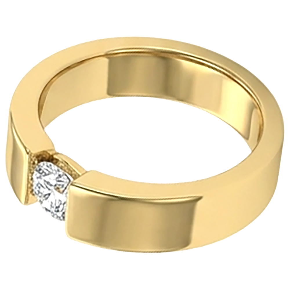 Natural Diamond Eternity Band 1ct - Yellow Gold 14K