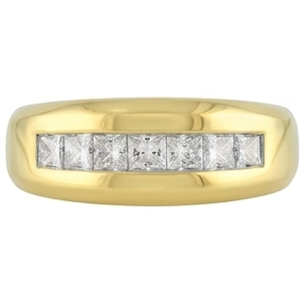 Natural Diamond Eternity Band 2ct - Yellow Gold 14K