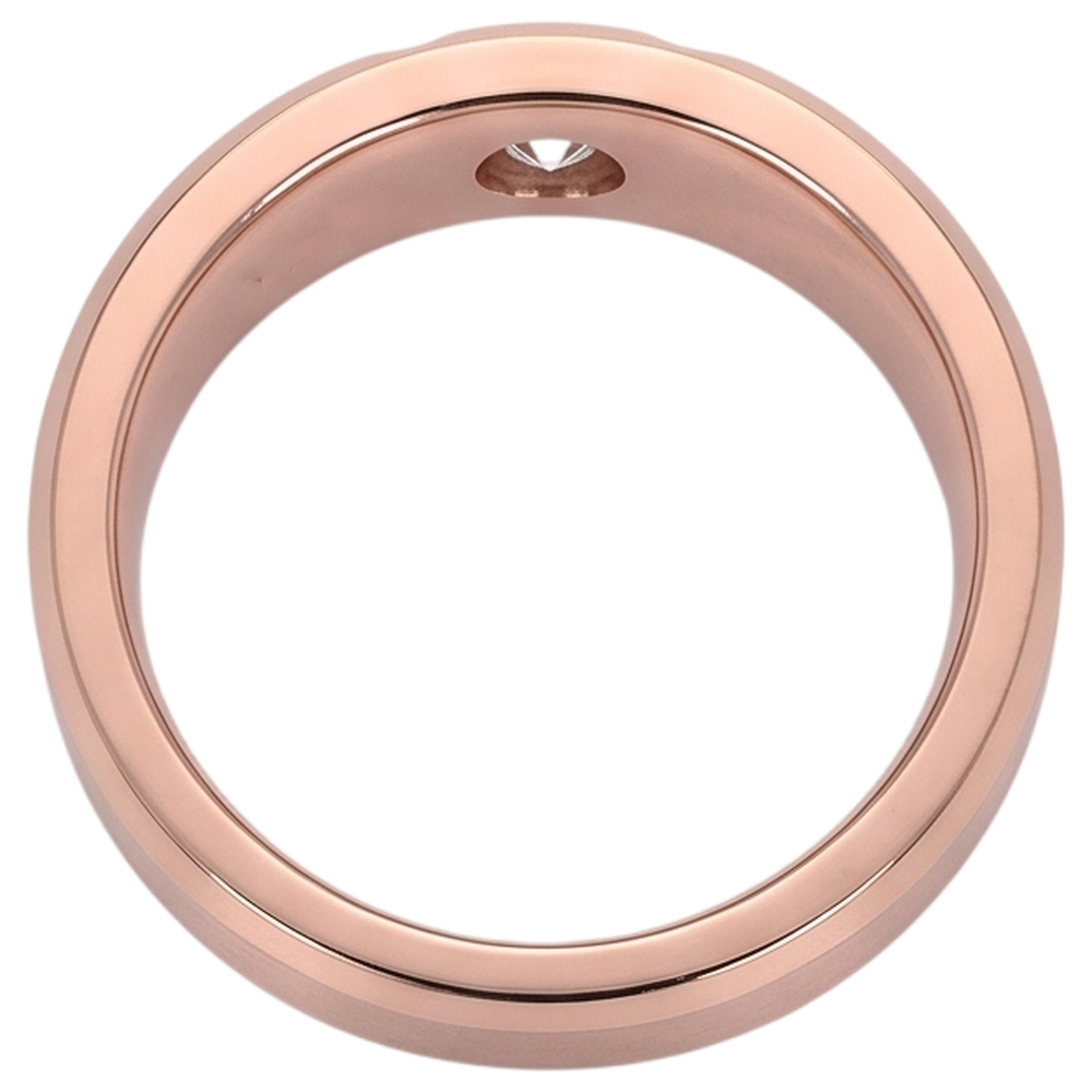 Natural Diamond Ring 0.25ct - Rose Gold 14K