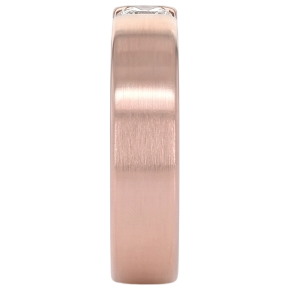 Natural Diamond Ring 0.75ct - Rose Gold 14K