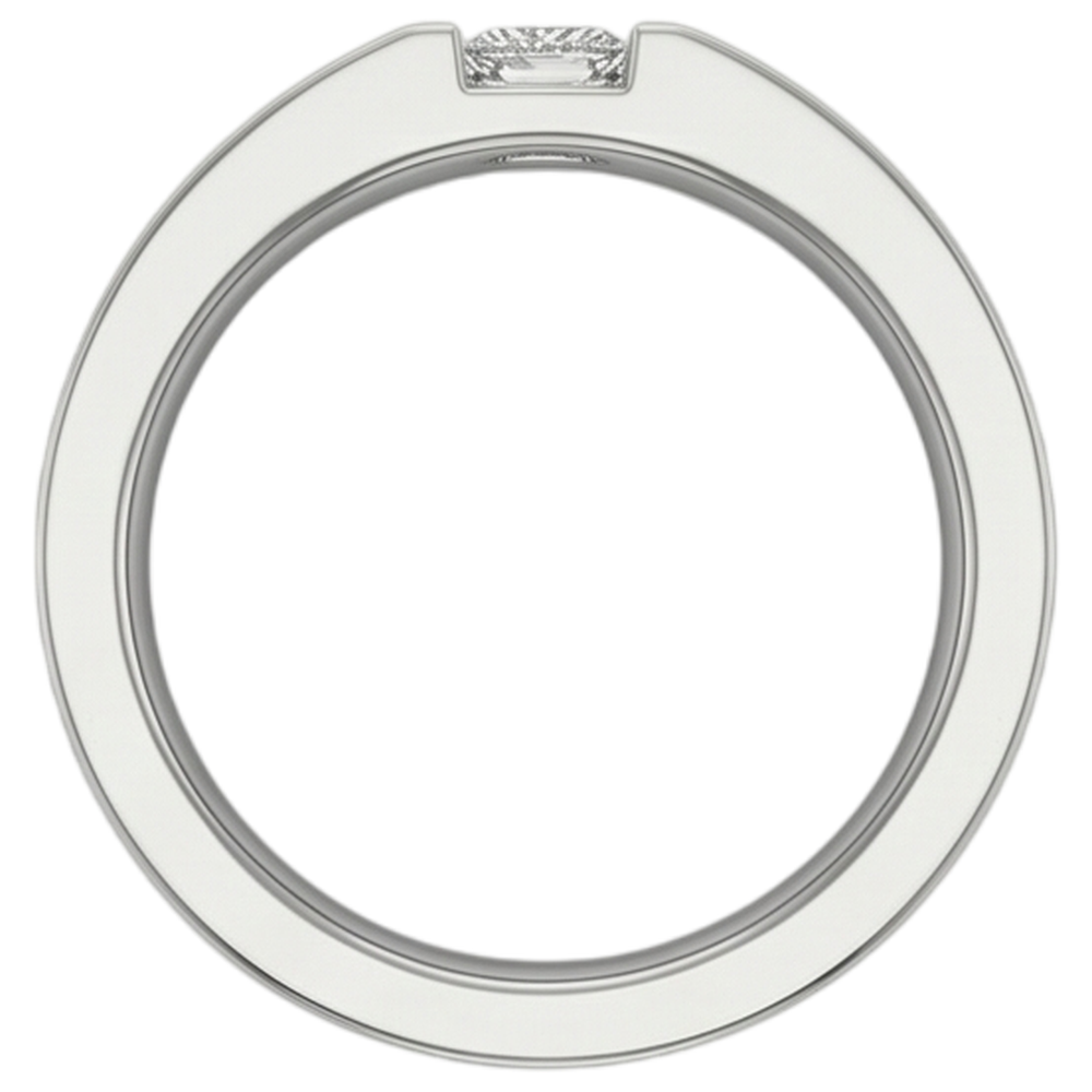 Natural Diamond Ring 0.75ct - White Gold 14K