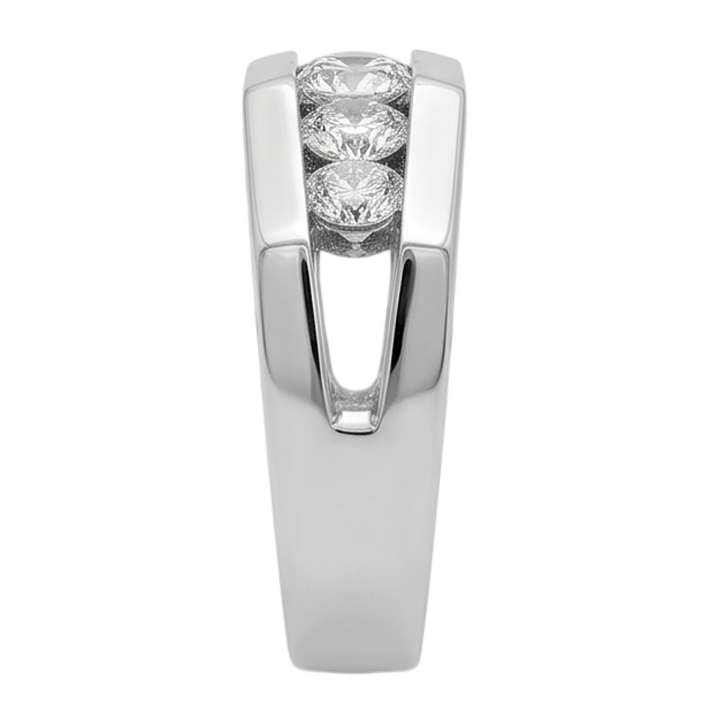 Natural Diamond Ring 1.40ct - White Gold 14K