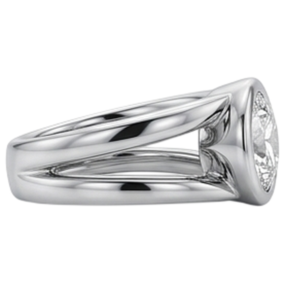 Natural Diamond Ring 1.50ct - White Gold 14K