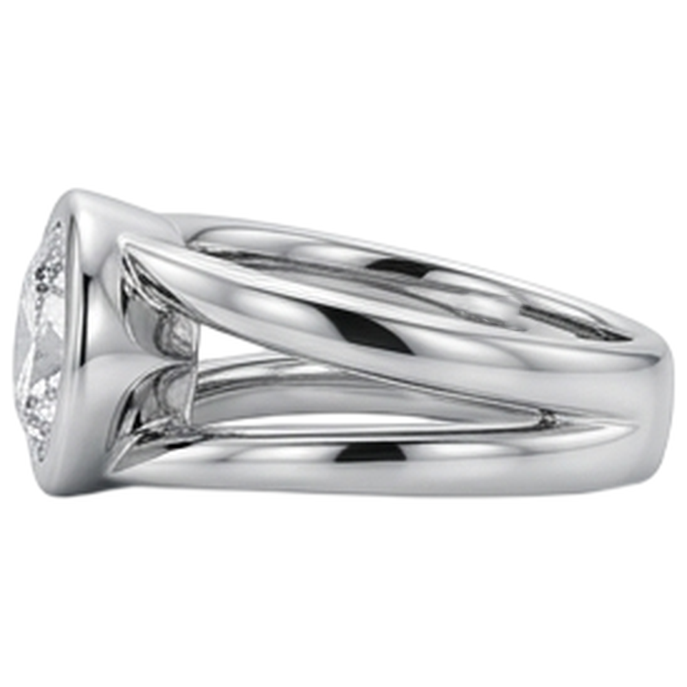 Natural Diamond Ring 1.50ct - White Gold 14K