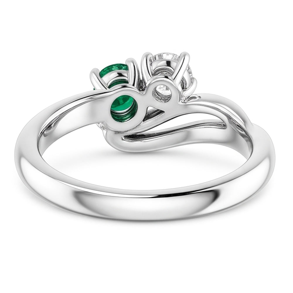 Natural Diamond Ring 1.50ct - White Gold 14K