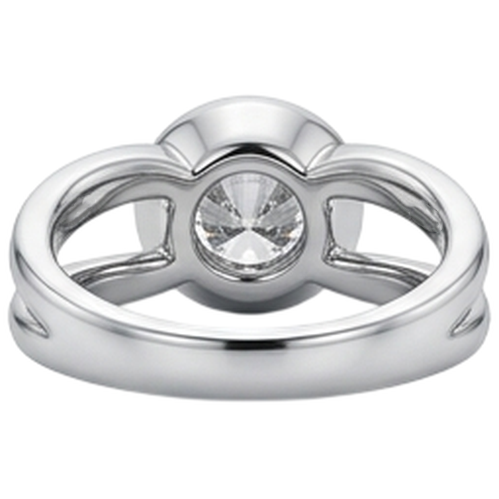 Natural Diamond Ring 1.50ct - White Gold 14K