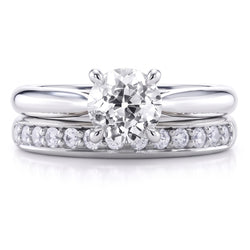 Natural Diamond Ring 1.75ct - White Gold 14K