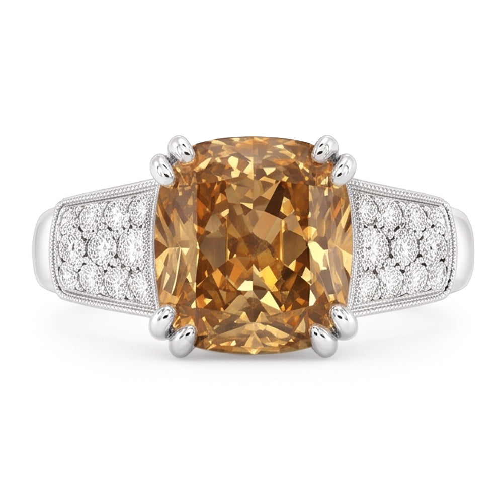 Natural Diamond Ring 1.75ct - White Gold 14K