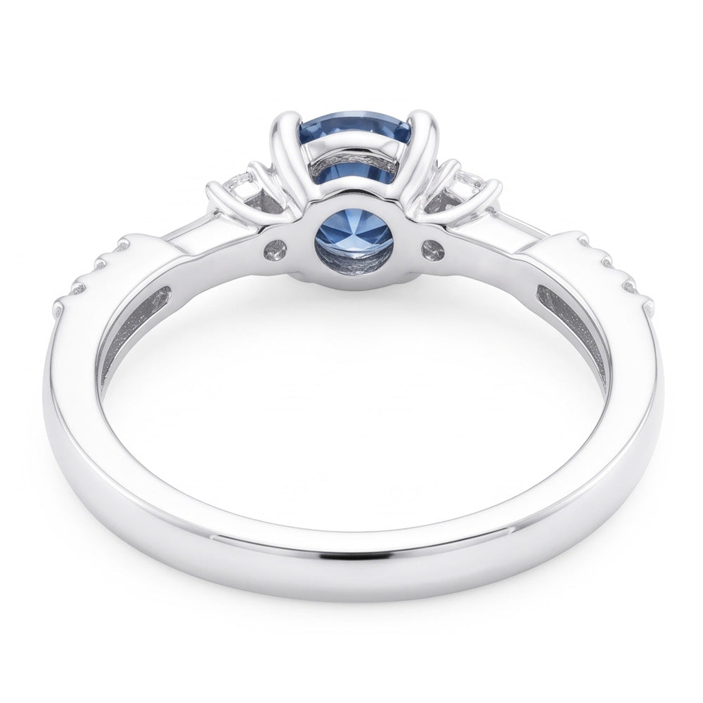 Natural Diamond Ring 1ct - White Gold 14K