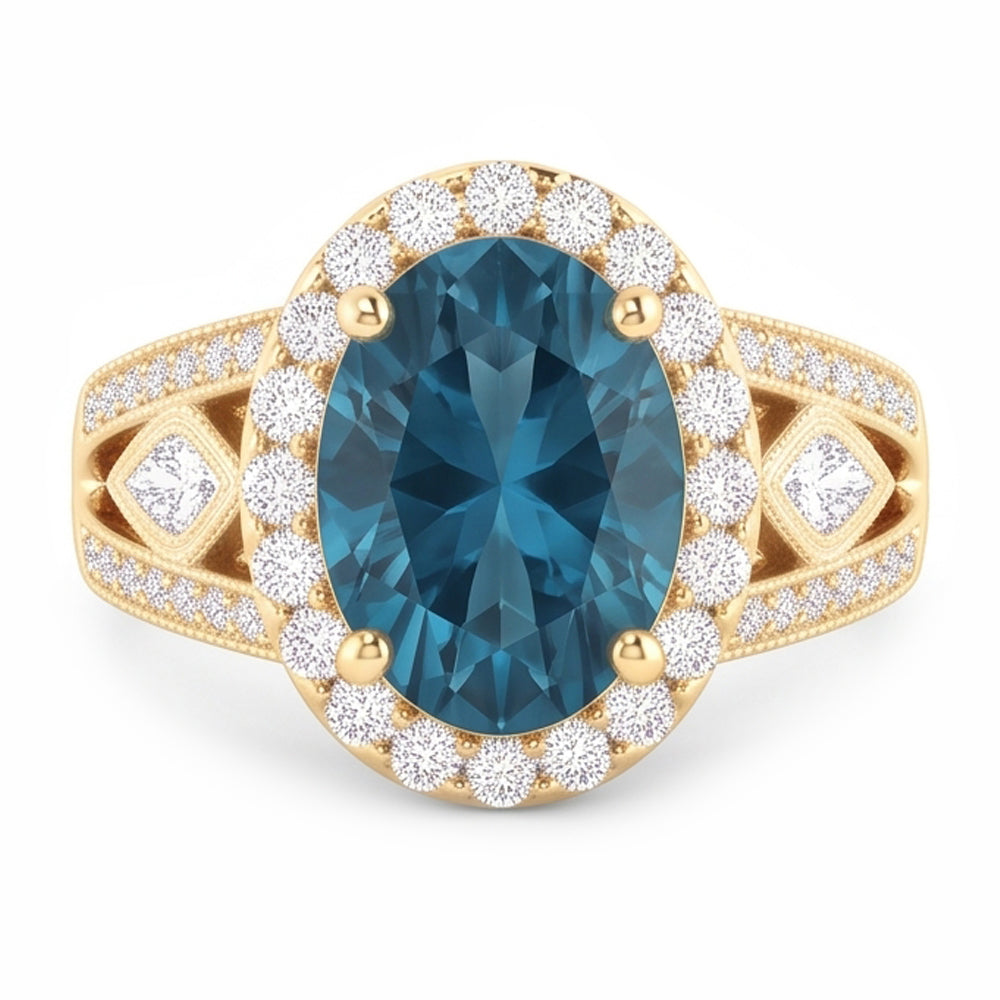 Natural Diamond Ring 2.01ct - Yellow Gold 14K