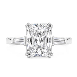 Natural Diamond Ring 2.11ct - White Gold 14K