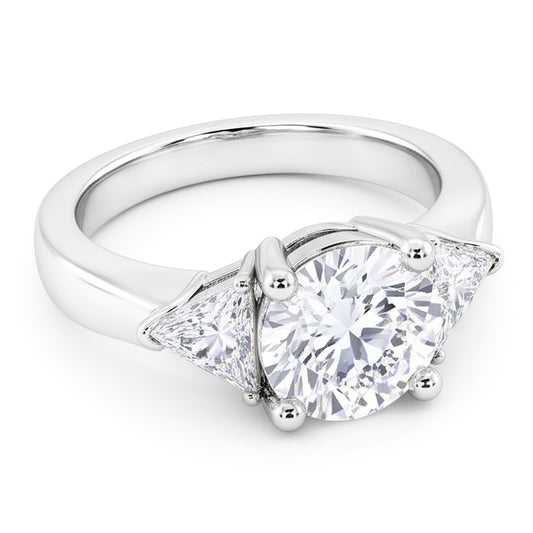 Natural Diamond Ring 2.25ct - White Gold 14K