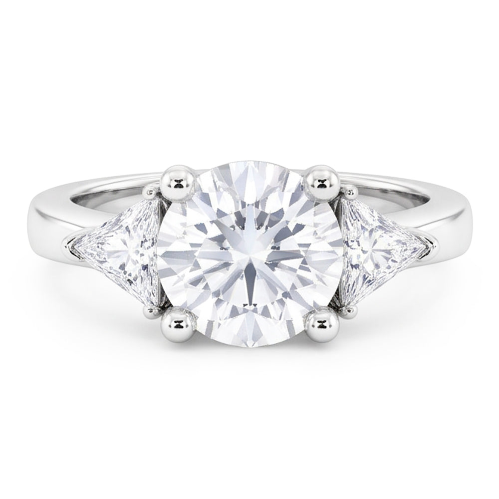 Natural Diamond Ring 2.25ct - White Gold 14K