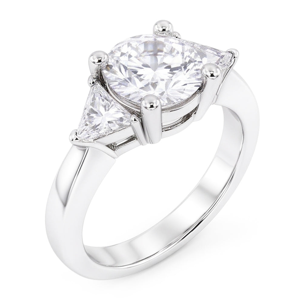 Natural Diamond Ring 2.25ct - White Gold 14K
