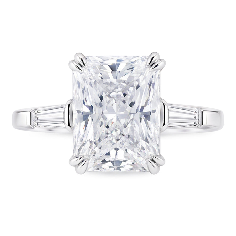 Natural Diamond Ring 2.35ct - White Gold 14K