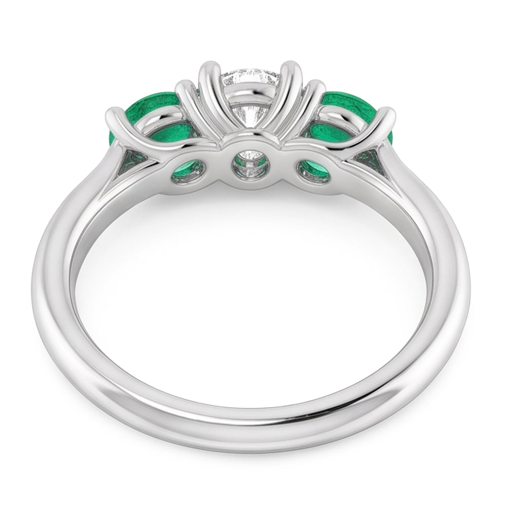 Natural Diamond Ring 2.40ct - White Gold 14K