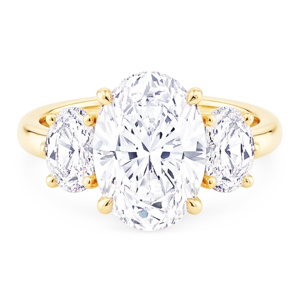Natural Diamond Ring 2.50ct - Yellow Gold 14K