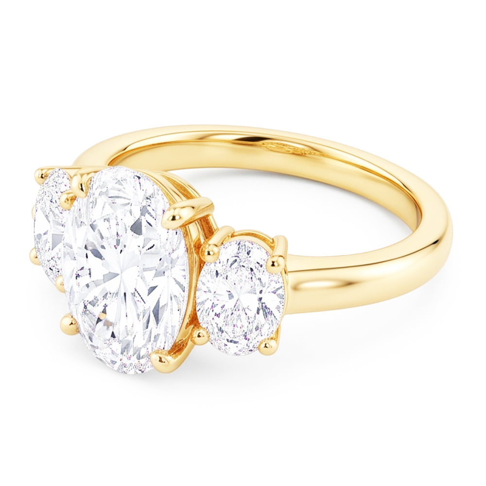 Natural Diamond Ring 2.50ct - Yellow Gold 14K