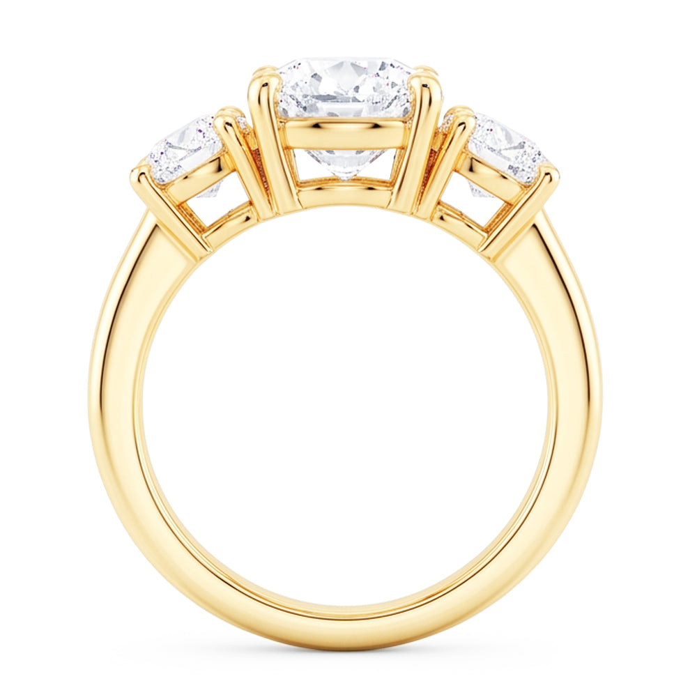 Natural Diamond Ring 2.50ct - Yellow Gold 14K