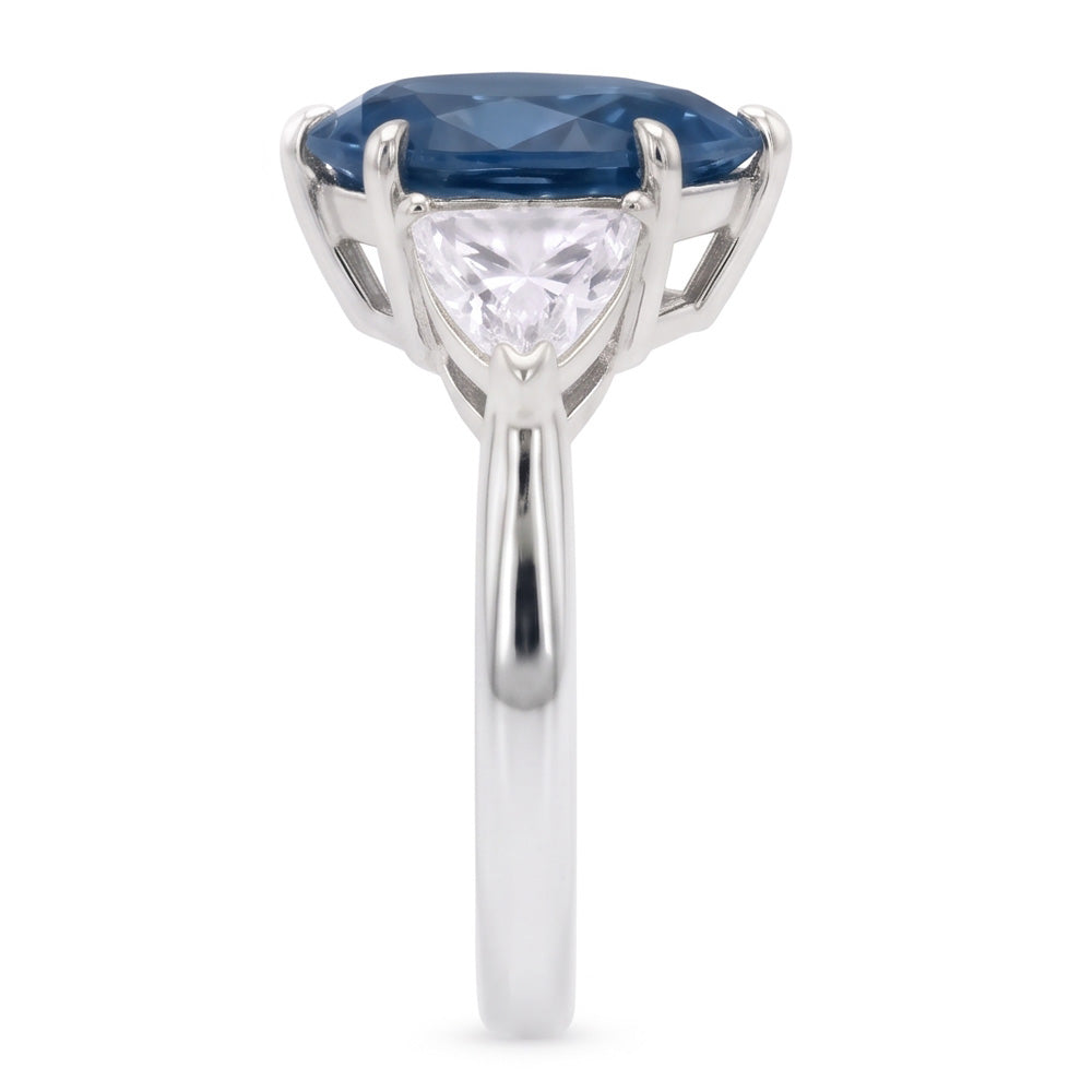 Natural Diamond Ring 2.70ct - White Gold 14K