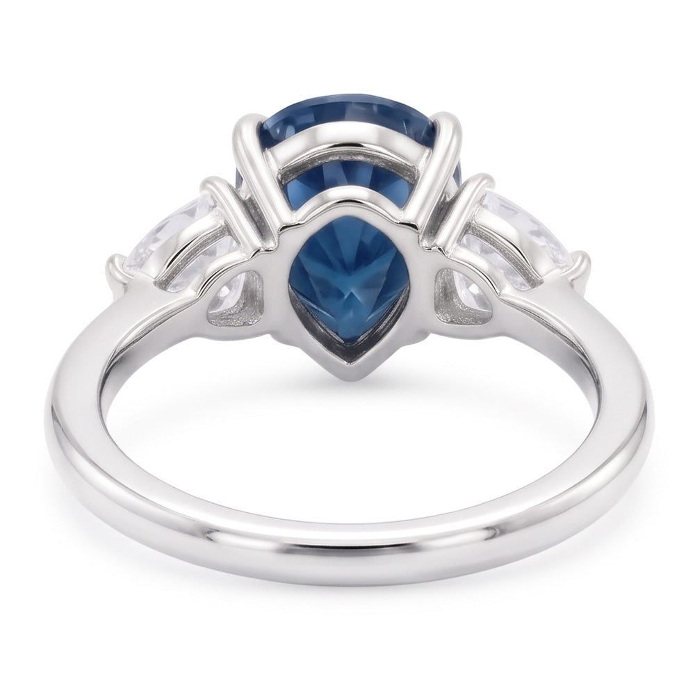 Natural Diamond Ring 2.70ct - White Gold 14K