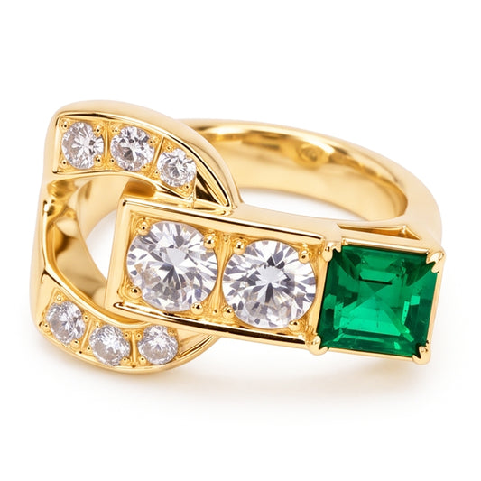 Natural Diamond Ring 2.75ct - Yellow Gold 14K