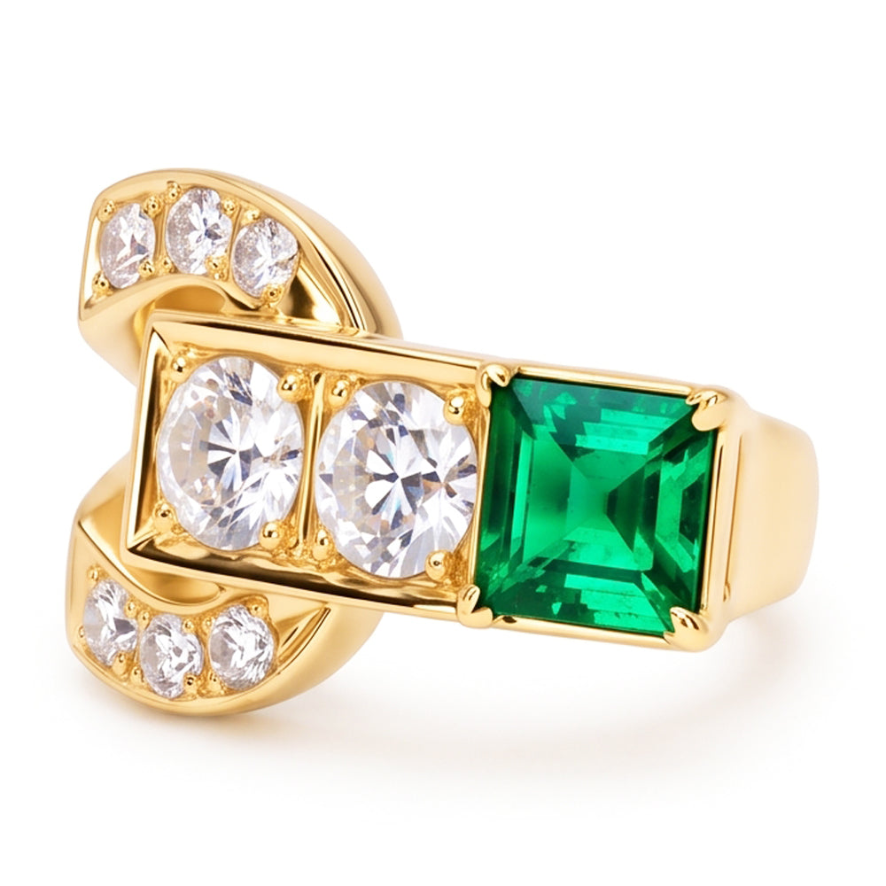 Natural Diamond Ring 2.75ct - Yellow Gold 14K