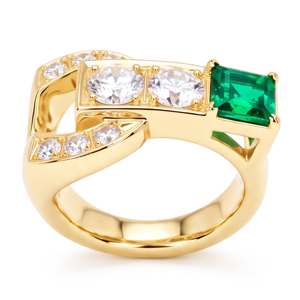 Natural Diamond Ring 2.75ct - Yellow Gold 14K