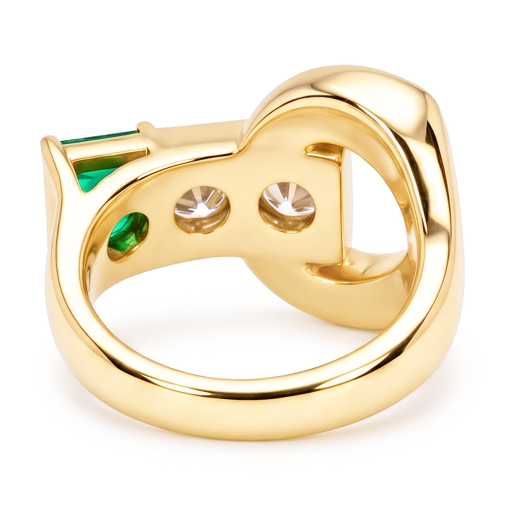 Natural Diamond Ring 2.75ct - Yellow Gold 14K