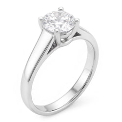 Natural Diamond Ring 2ct - White Gold 14K