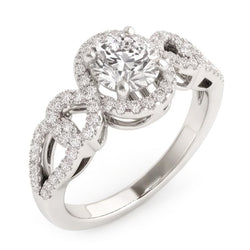 Natural Diamond Ring 2ct - White Gold 14K