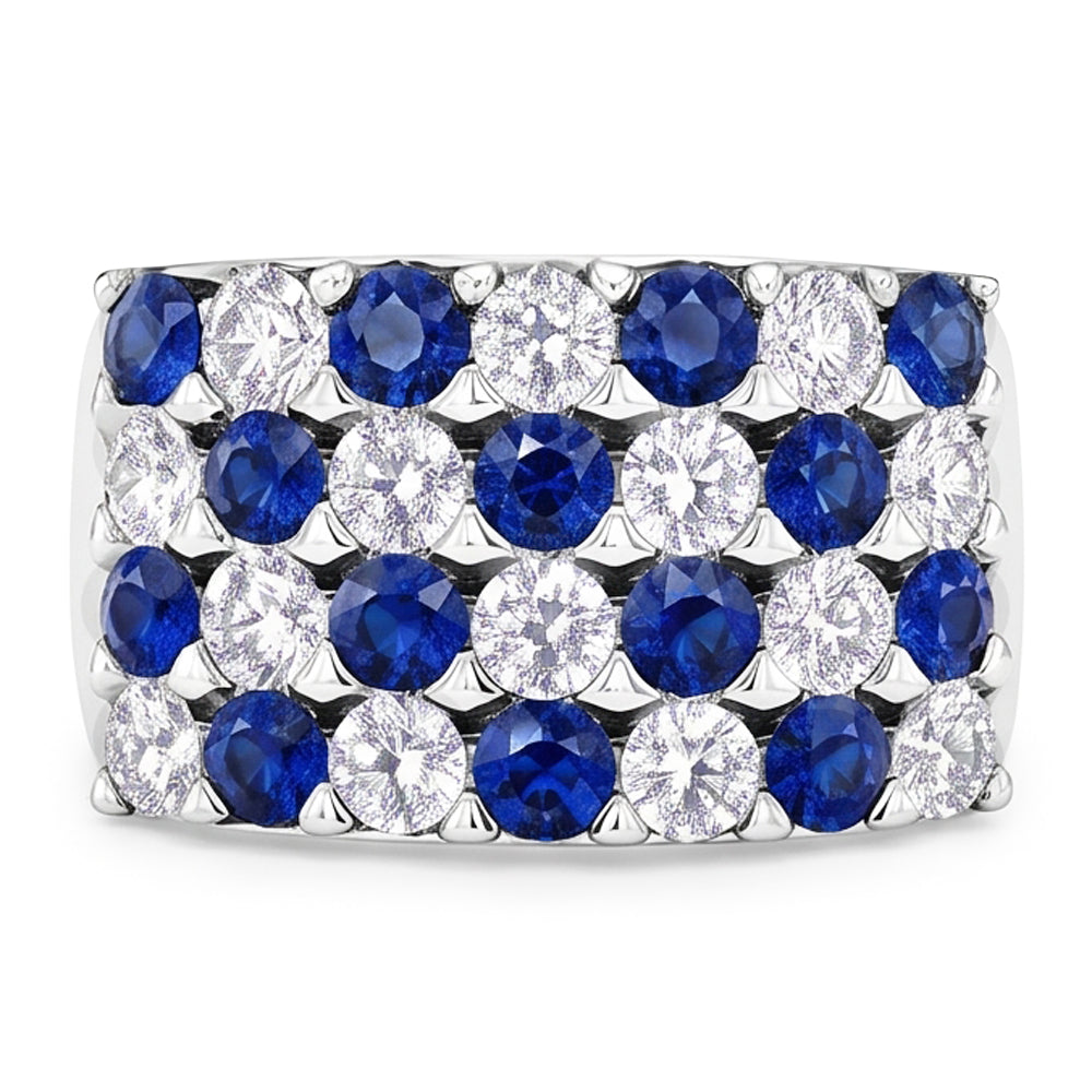 Natural Diamond Ring 2ct - White Gold 14K