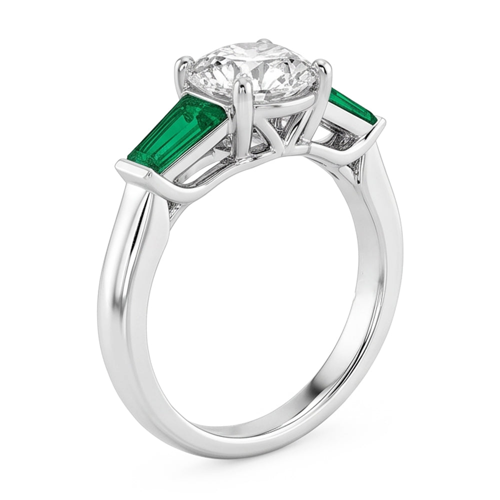 Natural Diamond Ring 2ct - White Gold 14K