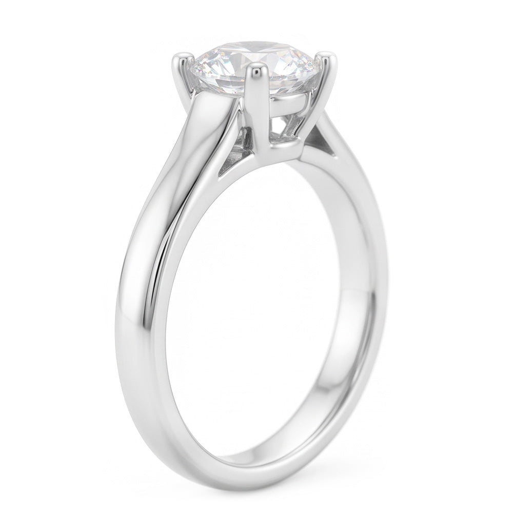 Natural Diamond Ring 2ct - White Gold 14K