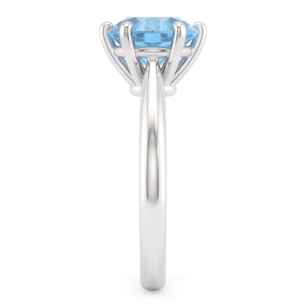 Natural Diamond Ring 2ct - White Gold 14K