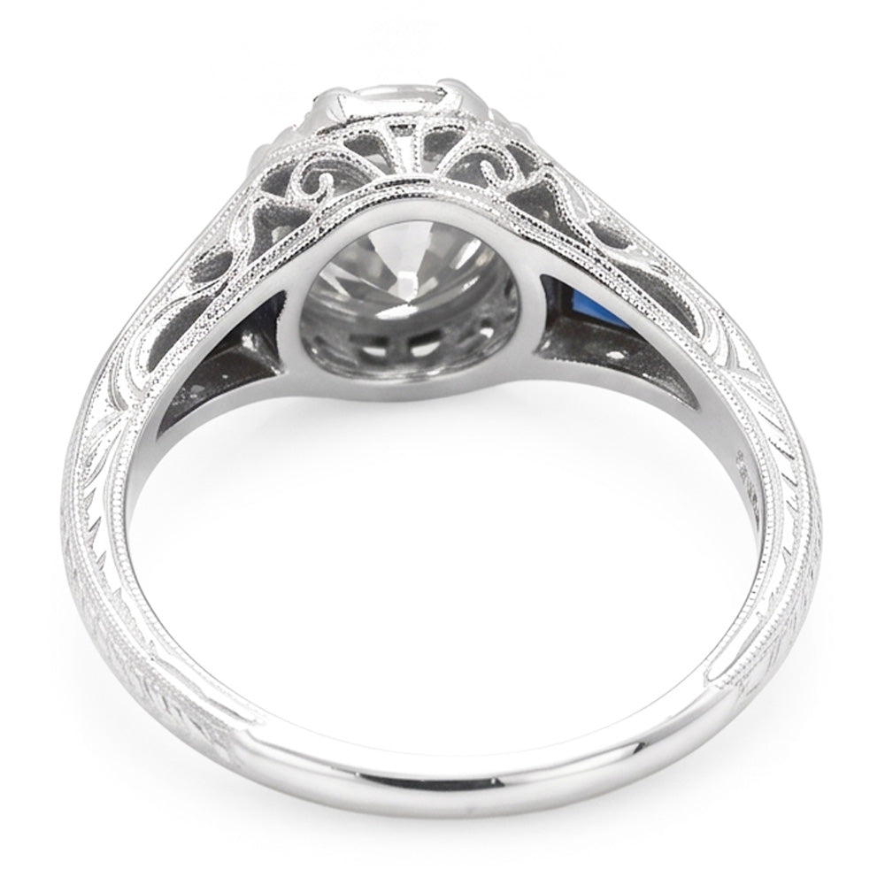 Natural Diamond Ring 2ct - White Gold 14K