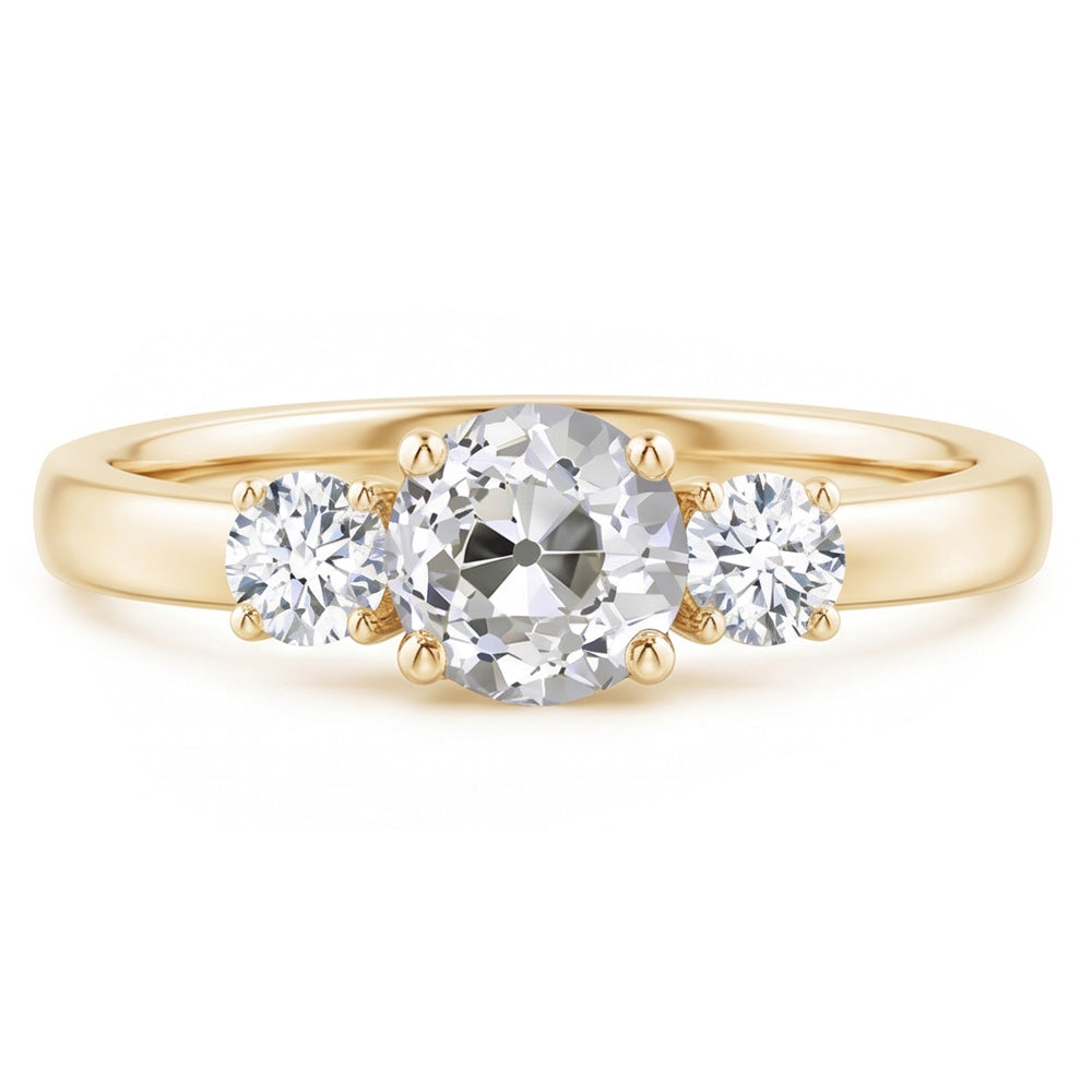 Natural Diamond Ring 2ct - Yellow Gold 14K