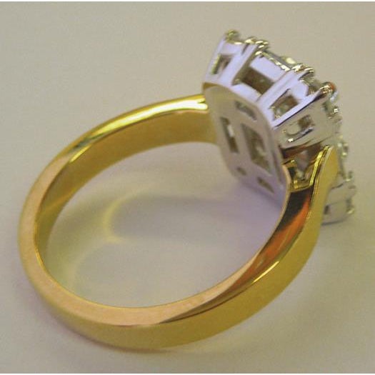 Natural Diamond Ring 3.11ct - White Gold 14K