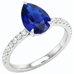 Refined Gemstone Ring – Blue Sapphire 2.50 ct | HarryChadEnt