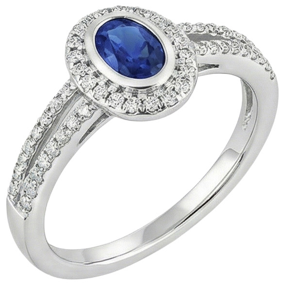 natural round sapphire 2.50ct watch side angle
